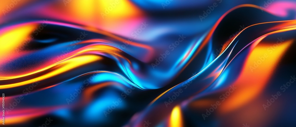 abstract futuristic background with yellow blue glowing neon moving high speed wave lines and bokeh lights abstract futuristic background with yellow blue glowing neon moving high speed wave lines and bokeh lights
