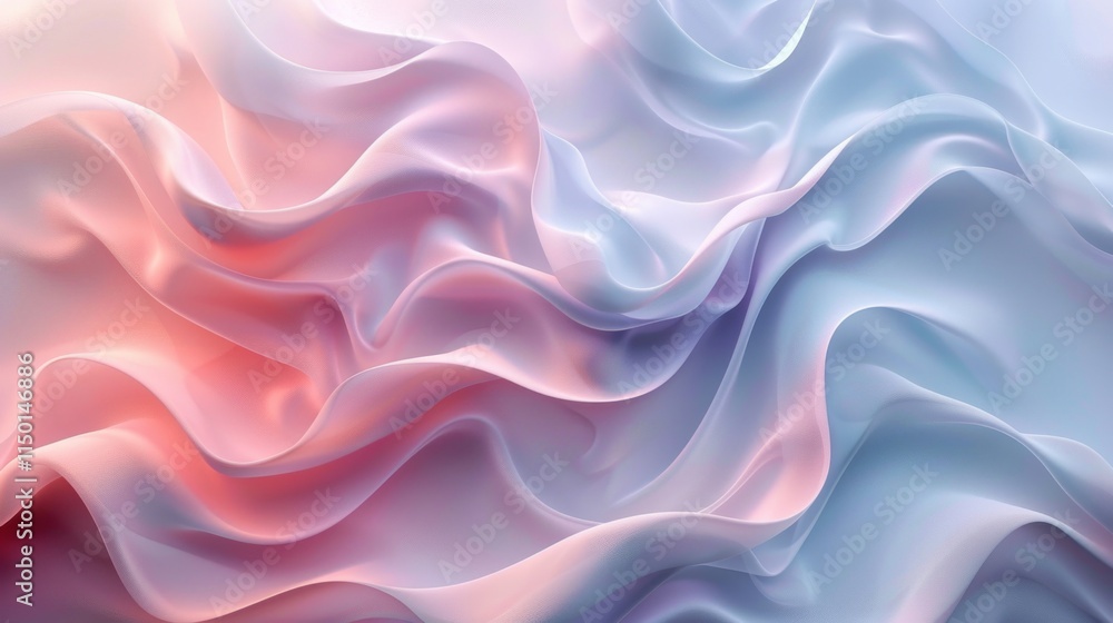 abstract background with smooth lines in blue, pink and white colors abstract background with smooth lines in blue, pink and white colors