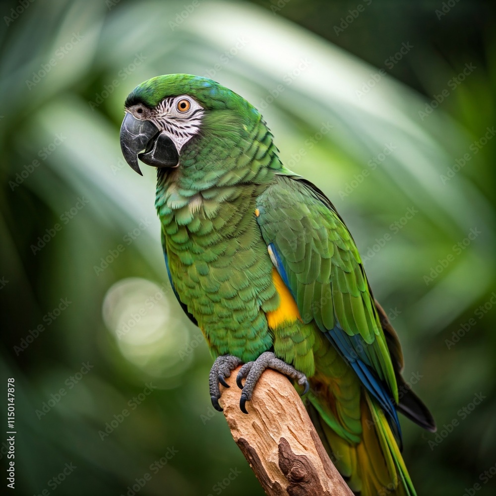 Obraz premium green and yellow macaw