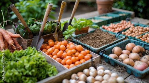 Agricultural Supply: Materials such as seeds, fertilizers, and tools necessary for farming operations, supporting food production and agricultural growth.
 photo