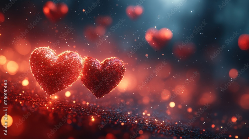 abstract 3d rendering of hearts shapes computer generated flying love symbols valentine s day motion background design with bokeh effect uh abstract 3d rendering of hearts shapes computer generated flying love symbols valentine s day motion background design with bokeh effect uh