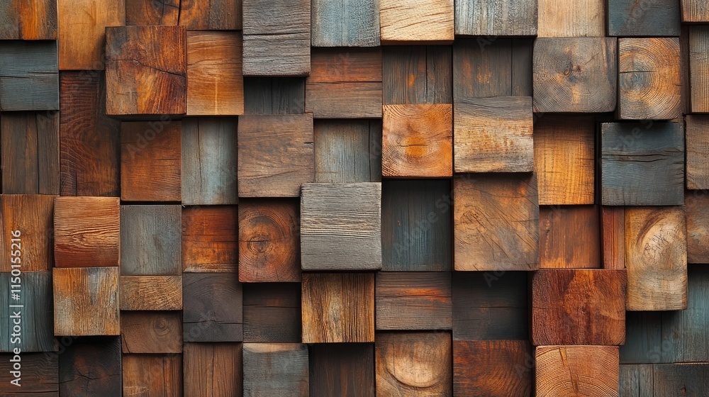 Rustic three-dimensional wood texture Rustic three-dimensional wood texture