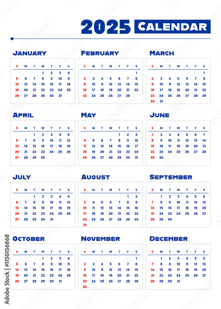 2025 calendar blue theme 2025 calendar blue theme