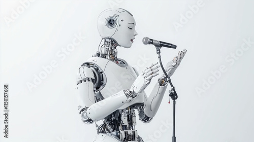 Singing Robot: A futuristic...