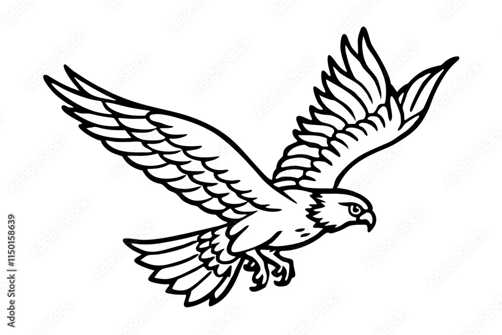 Obraz premium eagle with wings