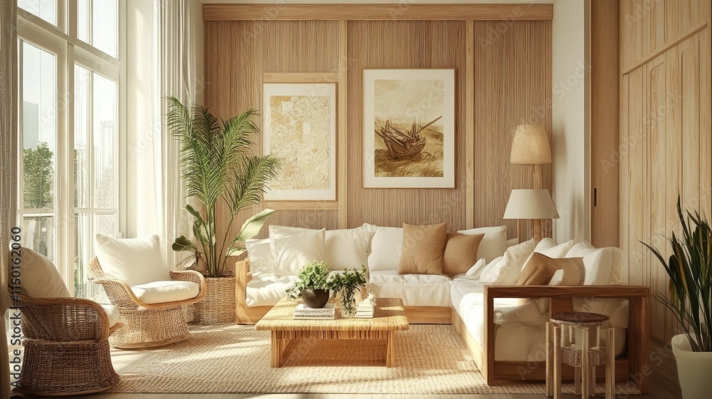 Scandinavian style living room. Scandinavian style living room.