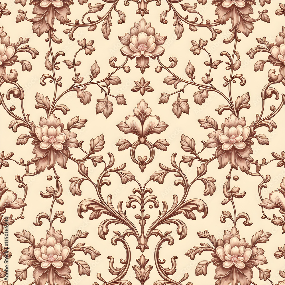 Obraz premium seamless pattern with flowers