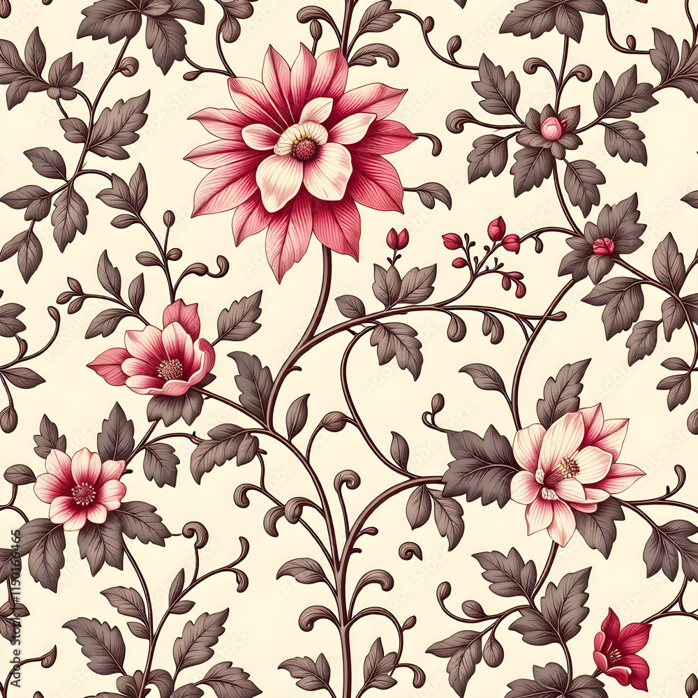 seamless pattern with flowers seamless pattern with flowers