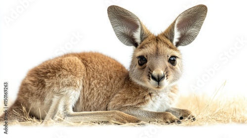 beautiful kangaroo clipart isolated on a white background kangaroo