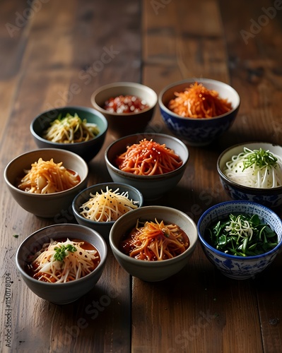 Traditional Korean Banchan Side Dishes