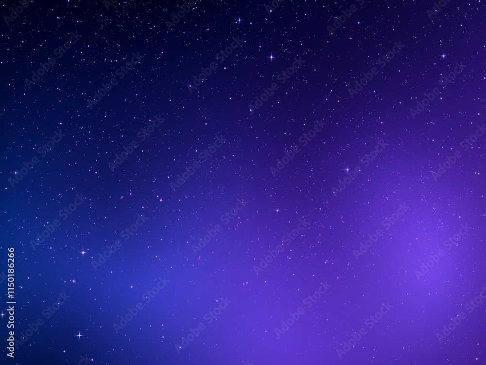 Fototapeta premium Deep Blue Night Sky with Subtle Stardust wallpaper background