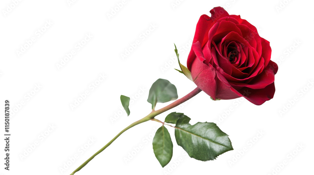Fototapeta premium Roses, transparent background