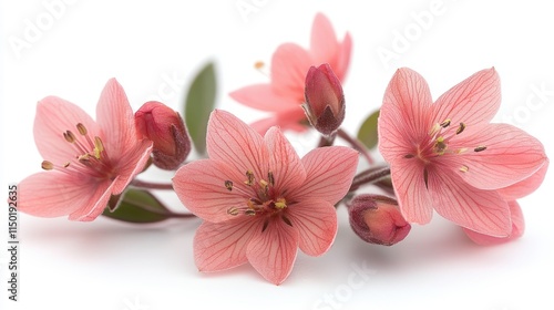 photo of a boronia flower isolated on a white background boronia photo