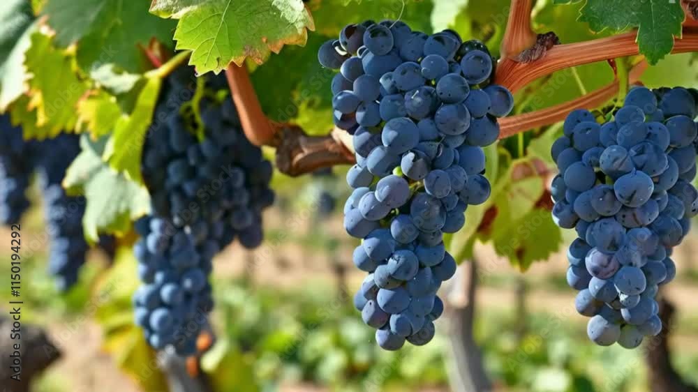 Bunch of Ripe Grapes on the Vine
Bunch of Ripe Grapes on the Vine