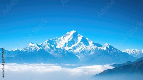 Wallpaper Mural Majestic mountains under clear skies Torontodigital.ca