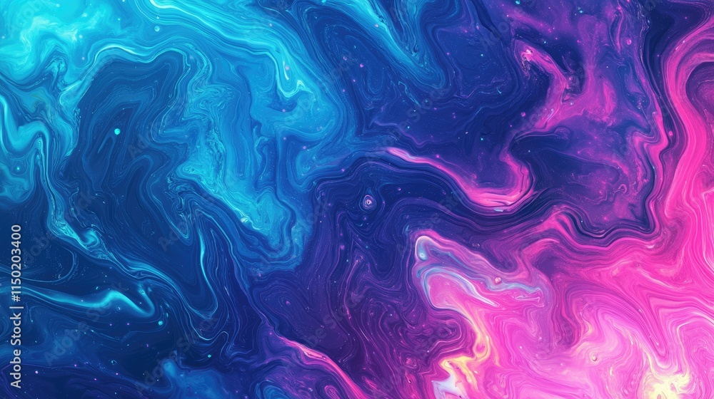 Abstract neon liquid wavy background. Liquid art, marbling texture Abstract neon liquid wavy background. Liquid art, marbling texture