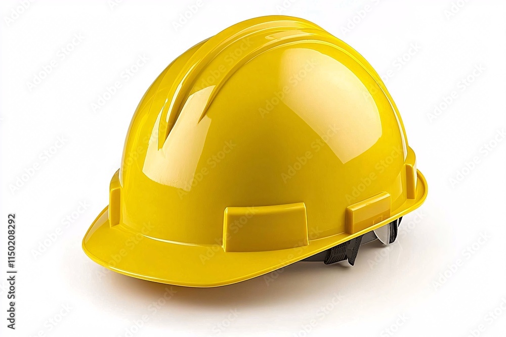 Yellow Hard Hat Safety Helmet Construction Industry Yellow Hard Hat Safety Helmet Construction Industry