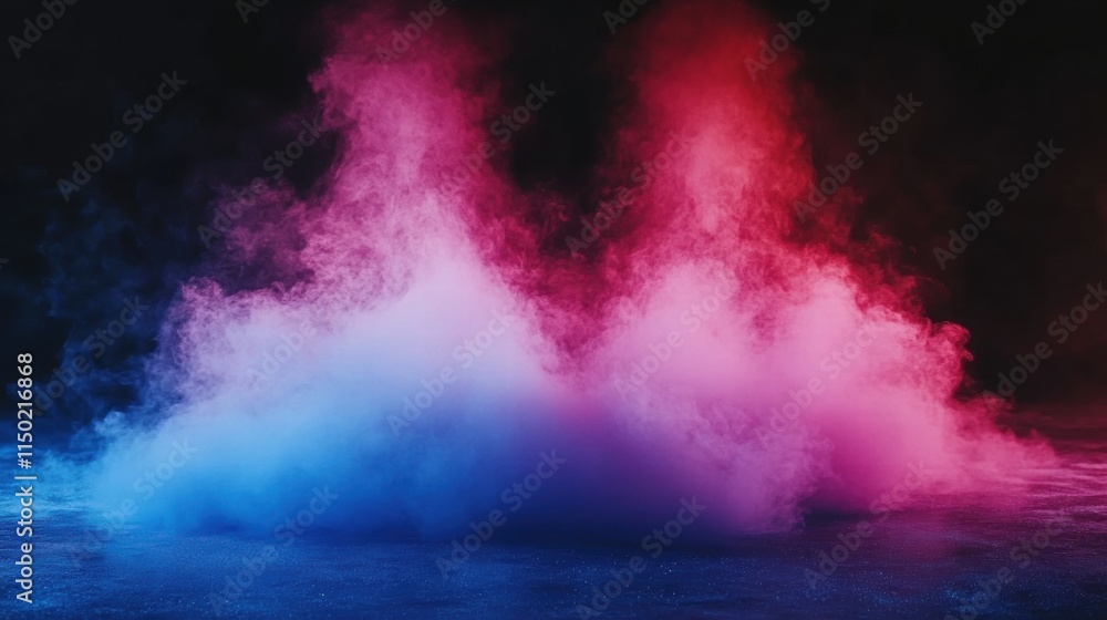 Abstract Blue and Pink Smoke Background Abstract Blue and Pink Smoke Background