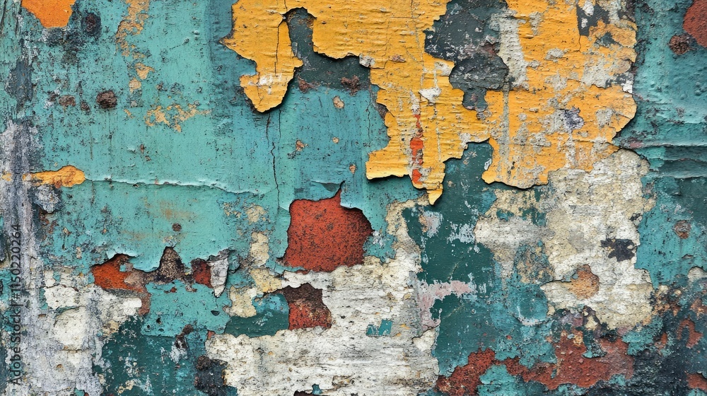 Grunge texture with layers of distressed paint Grunge texture with layers of distressed paint