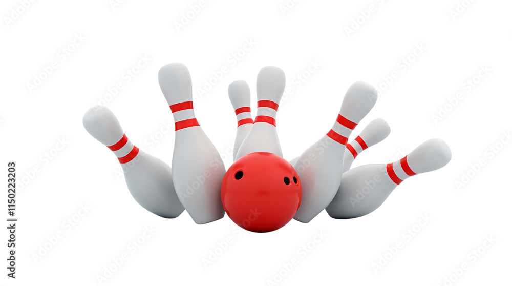 Bowling Ball and Pins, Sports Equipment Cut Out PNG. Bowling Ball and Pins, Sports Equipment Cut Out PNG.