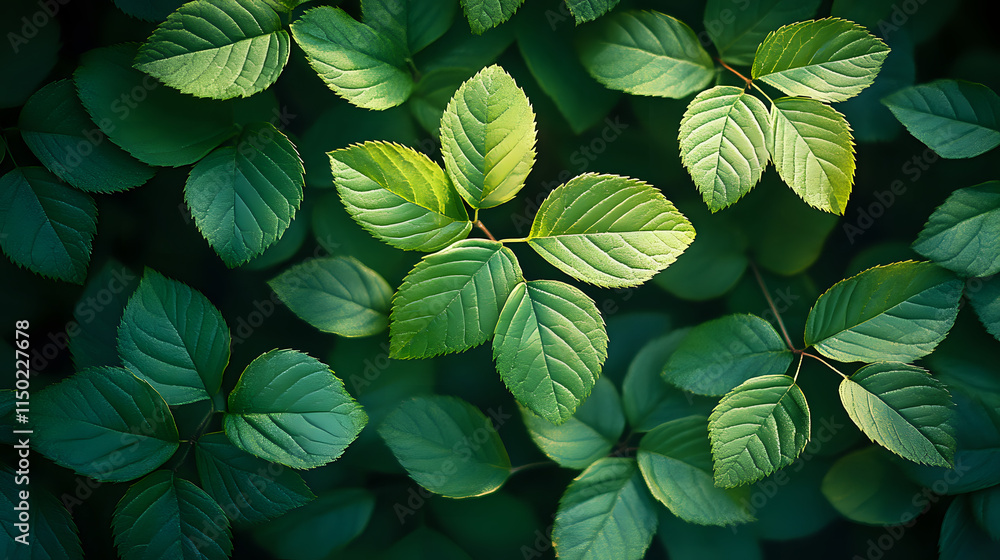 Fototapeta premium green leaves background