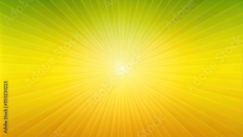 Wallpaper Mural Abstract Yellow and Green Sunburst Radiating Light Background Torontodigital.ca