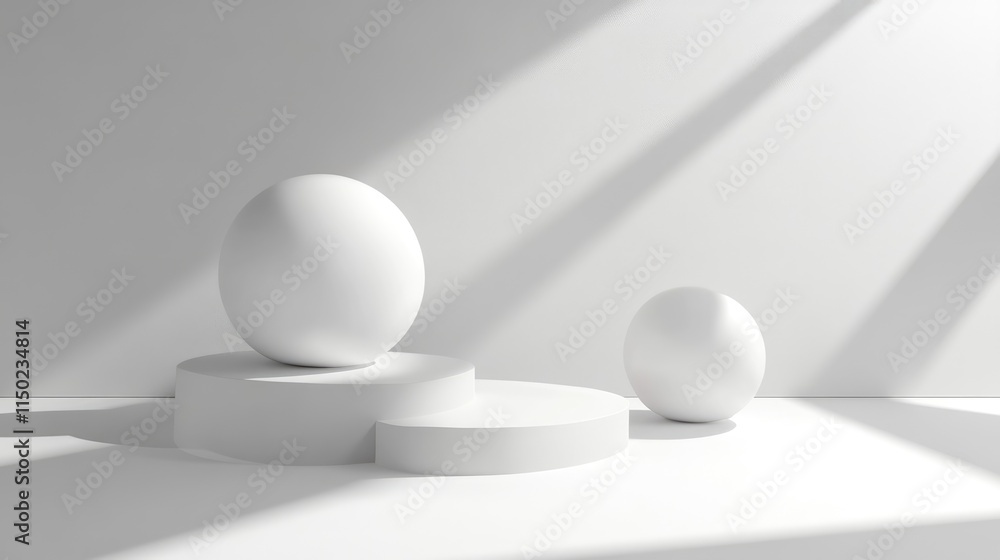 White Studio Background For Product Display White Studio Background For Product Display