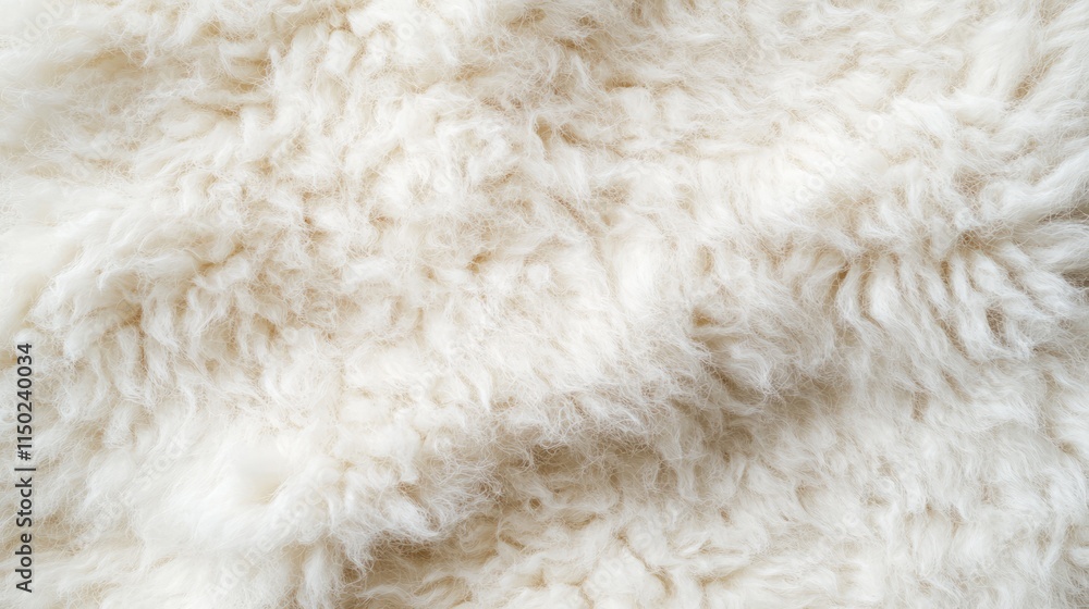 White wool with white top texture background, light natural sheep wool, white seamless cotton, texture of fluffy fur for designers, close-up fragment white wool carpet White wool with white top texture background, light natural sheep wool, white seamless cotton, texture of fluffy fur for designers, close-up fragment white wool carpet