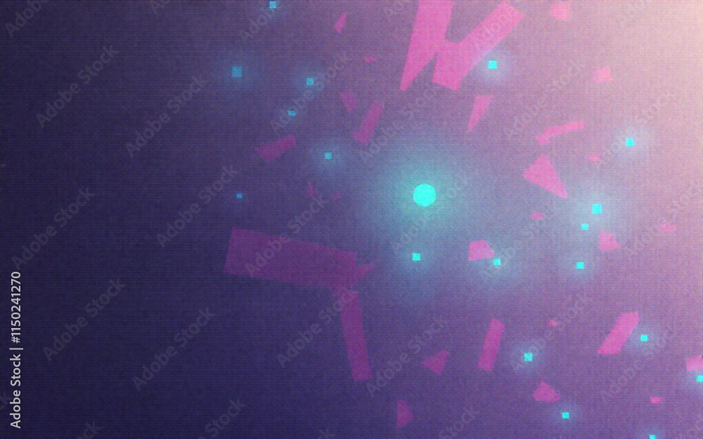 Obraz premium Vibrant Abstract Gradient with Noise Texture
