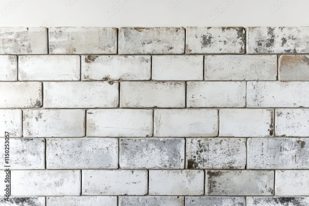 Detailed Frontal View of Textured Brick Wall Detailed Frontal View of Textured Brick Wall