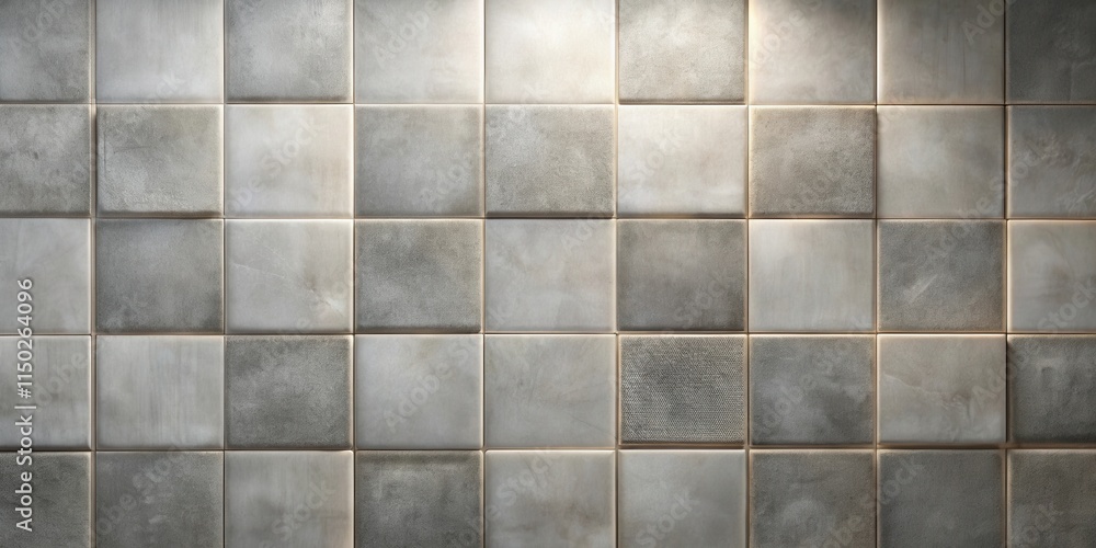 Textured Square Tiles in Light and Dark Grey Shades for Modern Interior Design Textured Square Tiles in Light and Dark Grey Shades for Modern Interior Design