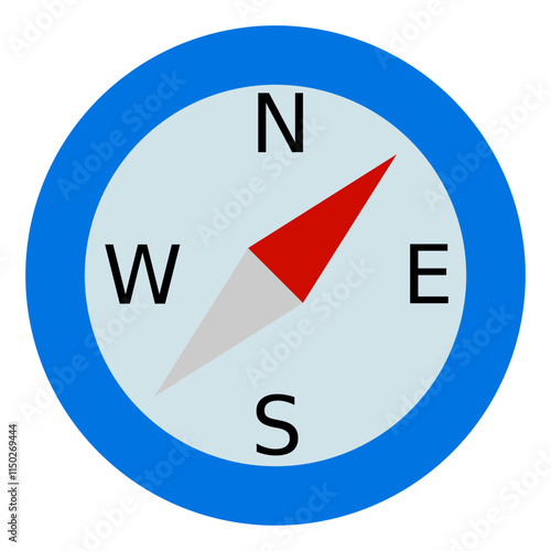 Free Download Compass - Navigation Icon, Directional Tool Illustration, and Adventure Clipart Design - GFXLoad