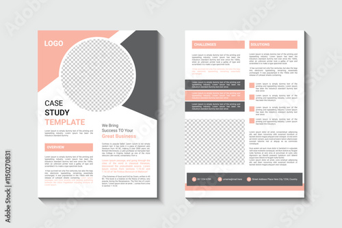 Corporate Business Case Study Flyer Design 