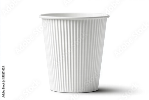 Wallpaper Mural White Ribbed Disposable Paper Cup Torontodigital.ca