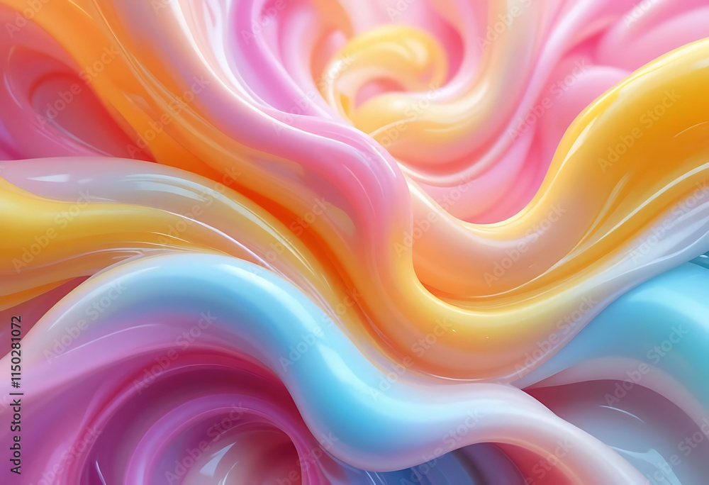Fluid shapes with gradient color transitions, abstract flowing background design. Fluid shapes with gradient color transitions, abstract flowing background design.