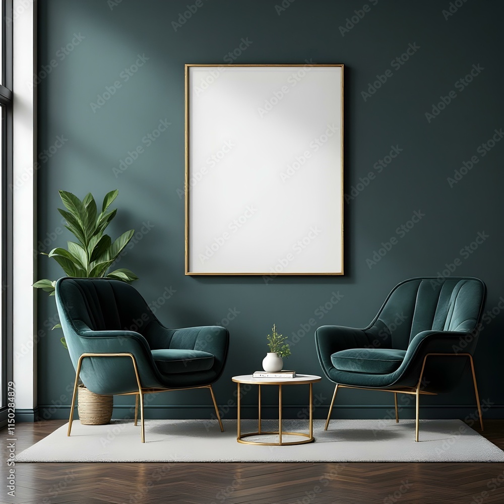 Fototapeta premium Luxurious interior design, interior photography