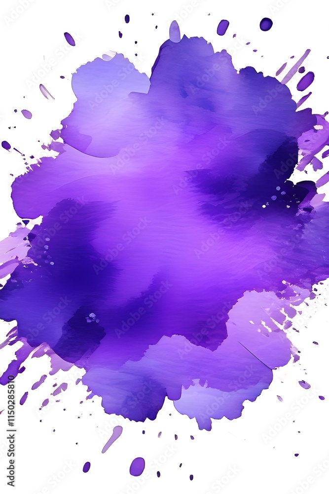 Obraz premium purple vector colorful watercolor backgrounds for business card or flyer template