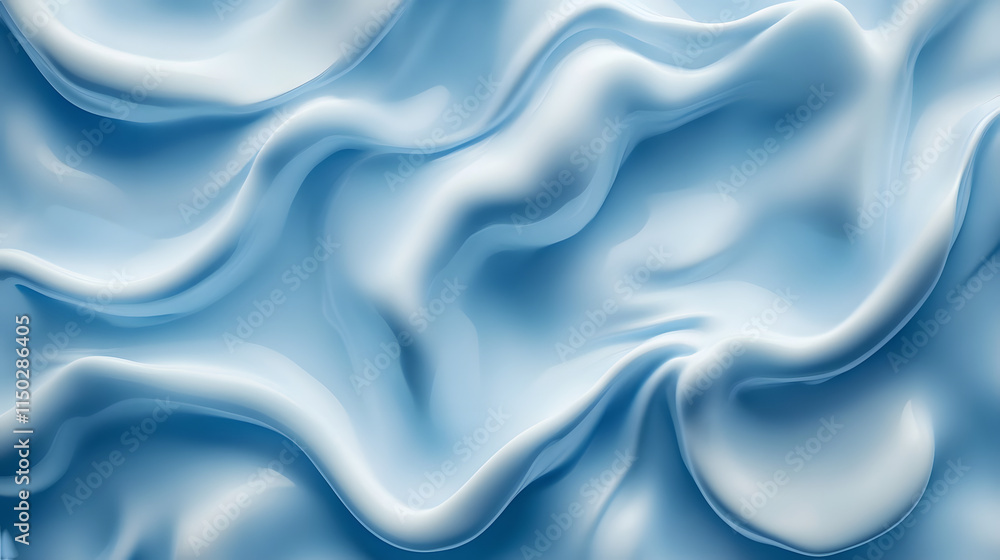 Obraz premium Smooth blue texture background featuring calming, minimalist design for versatile use Isolated on white background