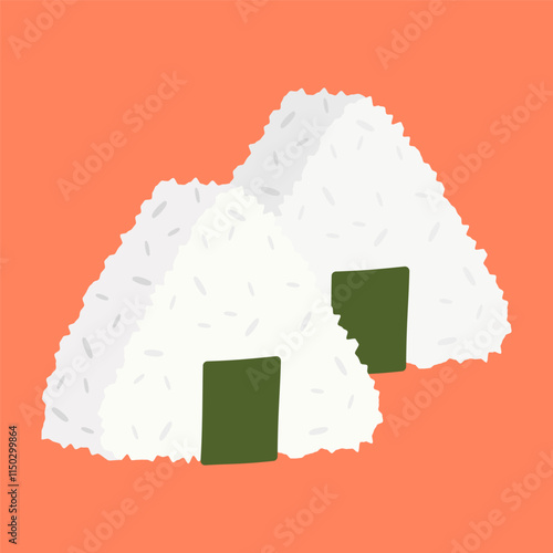 Traditional Asian dishes featuring sushi, dumplings, and seafood delicacies. Vector flat Illustration