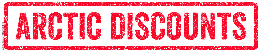 Arctic Discounts Stamp Transparent Seal, Red Grunge Arctic Discounts Word Rubber Stamp Seal Arctic Discounts Stamp Transparent Seal, Red Grunge Arctic Discounts Word Rubber Stamp Seal