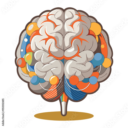 Print human-brain vector