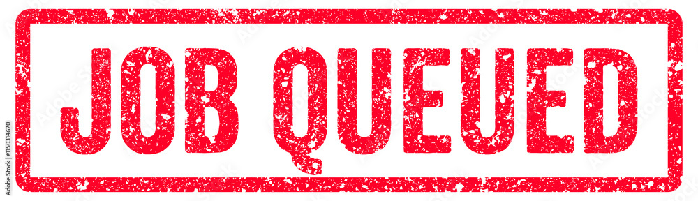Job Queued Stamp Transparent Seal, Red Grunge Job Queued Word Rubber Stamp Seal Job Queued Stamp Transparent Seal, Red Grunge Job Queued Word Rubber Stamp Seal