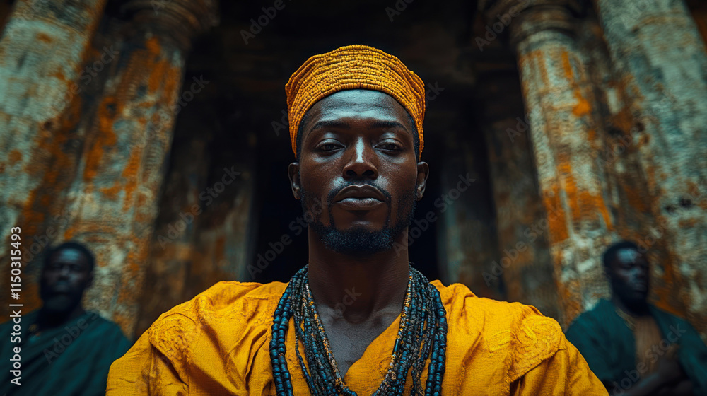 Naklejka premium Africa nera e magica