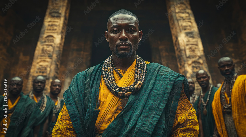 Naklejka premium Africa nera e magica