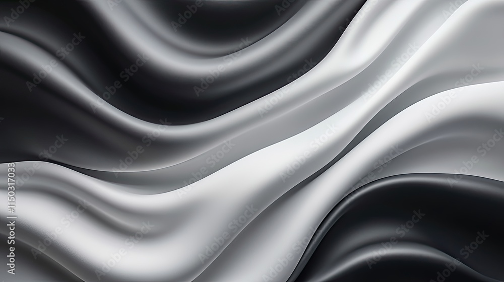 Obraz premium Abstract Smoke Curls and Waves Dance Across a Dark Background With Striking Contrast and Movement