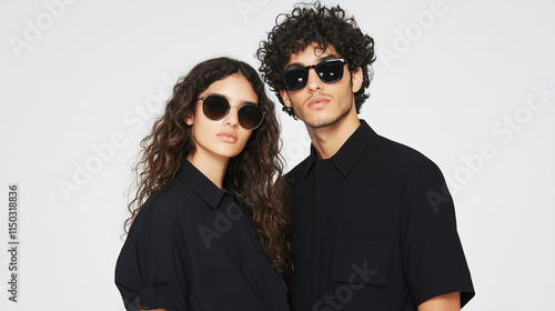 Stylish Sunglasses Duo:  A ...
