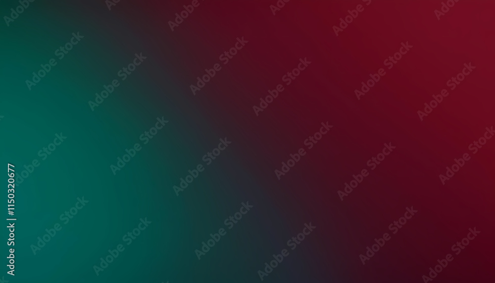 Obraz premium Teal and Burgundy Gradient Background Abstract Texture for Design Projects
