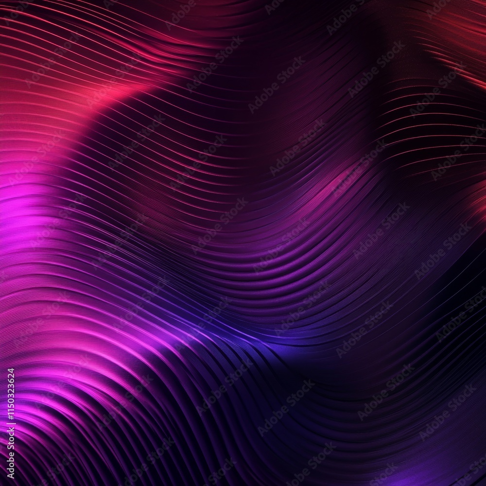 Colorful Wave Patterns Create an Abstract Background With Vibrant Hues of Purple, Pink, and Blue, Evoking a Sense of Movement and Depth in Modern Design Colorful Wave Patterns Create an Abstract Background With Vibrant Hues of Purple, Pink, and Blue, Evoking a Sense of Movement and Depth in Modern Design