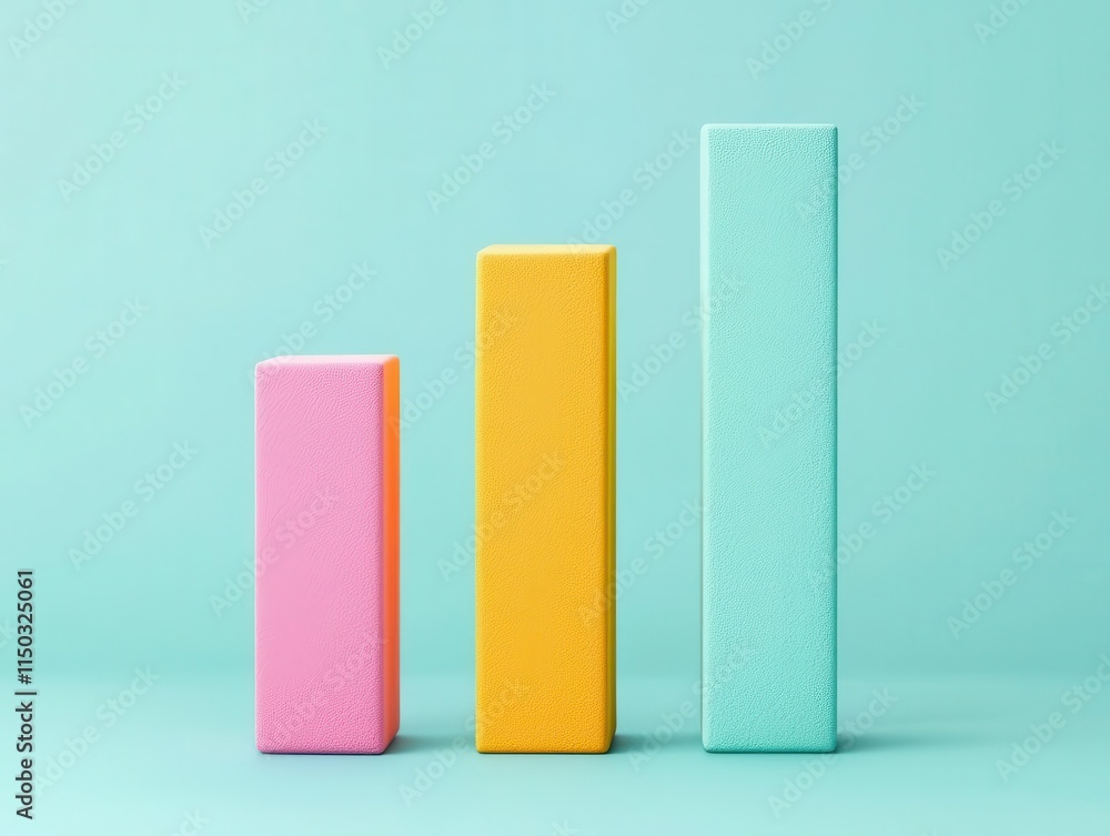 Digital bar graph showing ETF returns compared to mutual funds, investment analysis, financial stability Digital bar graph showing ETF returns compared to mutual funds, investment analysis, financial stability