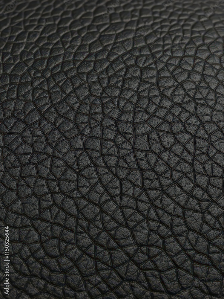 Deeply textured black leather, showing natural grain and subtle sheen, durable, wallpaper Deeply textured black leather, showing natural grain and subtle sheen, durable, wallpaper
